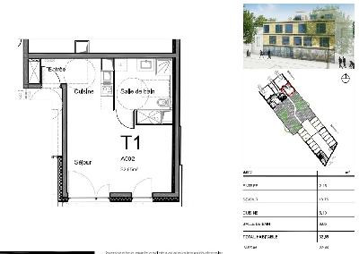 GRAND T1 NEUF BBC BORDEAUX BASTIDE
